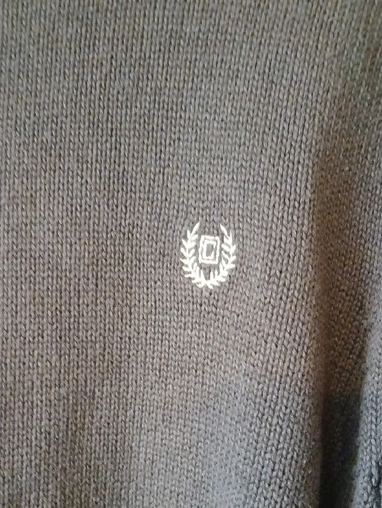 Chaps Men's Preppy Brown Sweater Classic Fit - Picture 3 of 5